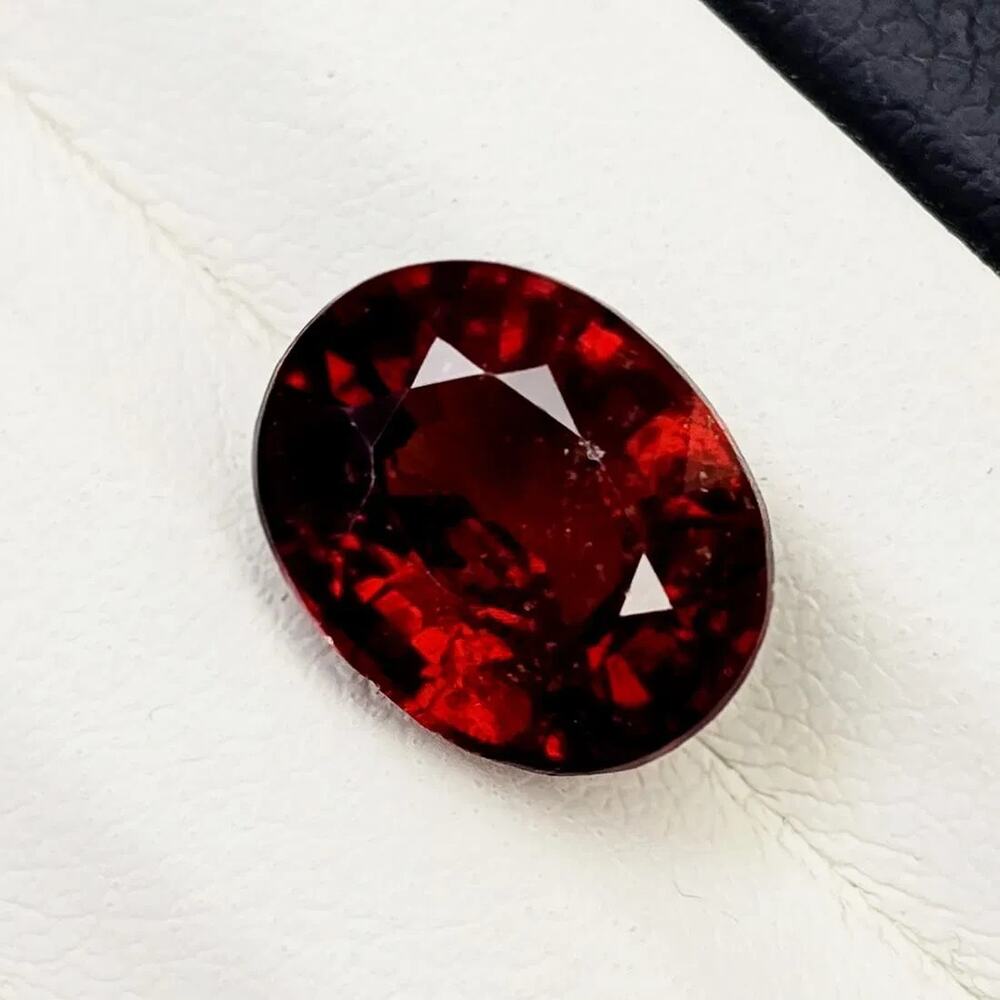4.62 Ct Natural Hessonite Garnet Untreated 11x9mm Loose Gem